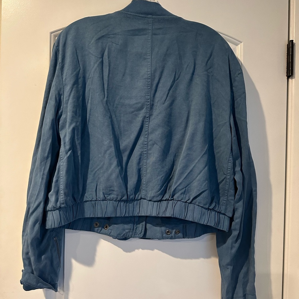Free People Lightweight Knock Out Siren lightweight Bomber Jacket - Picture 6 of 13